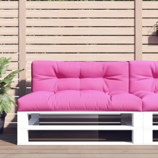 Palešu dīvāna matracis, 120x40x12 cm, audums, rozā