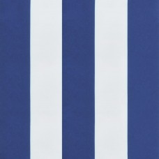 Sola matrači, 2 gab., 200x50x7cm, audums, zilas, baltas svītras
