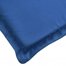 Sauļošanās krēsla matracis, 180x60x3 cm, audums, koši zils