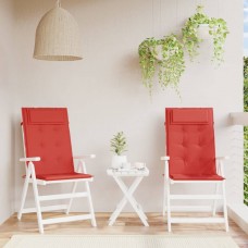 Dārza krēslu spilveni, 2 gab., sarkans oksforda audums