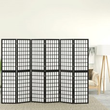 Aizslietnis, 6 paneļi, salokāms, 240x170cm, japāņu stils, melns