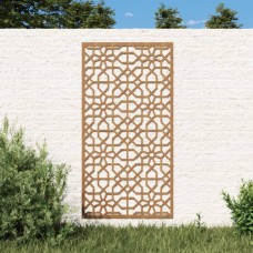 Dārza sienas rotājums, 105x55 cm, tērauds, rūsas efekts