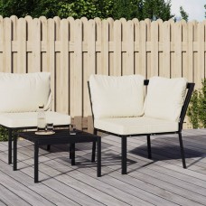 Dārza krēsls, smilškrāsas matrači, 76x76x79 cm, tērauds