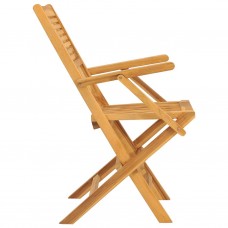 Saliekami dārza krēsli, 2 gab., 55x62x90 cm, masīvs tīkkoks
