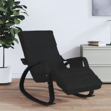 Šūpuļkrēsls, melns audums
