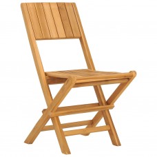 Saliekami dārza krēsli, 4 gab., 47x61x90 cm, masīvs tīkkoks