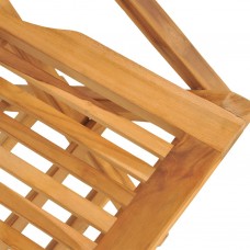 Saliekami dārza krēsli, 4 gab., 55x62x90 cm, masīvs tīkkoks