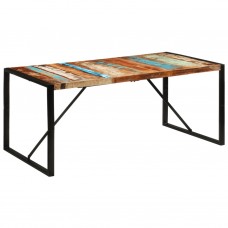 Virtuves galds, 175x90x76 cm, pārstrādāts masīvkoks