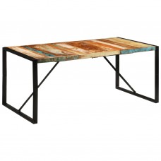 Virtuves galds, 175x90x76 cm, pārstrādāts masīvkoks