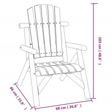 Dārza krēsls, 68x86x103 cm, egles masīvkoks