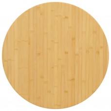 Galda virsma, ø70x2,5 cm, bambuss