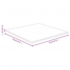 Galda virsma, 70x70x1,5 cm, bambuss