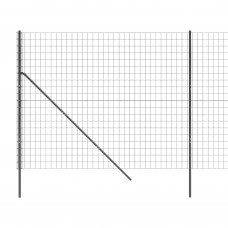 Stiepļu žogs, pelēks, 1,8x10 m, cinkots tērauds