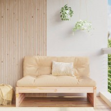 Dārza vidējais dīvāns, 120x80 cm, priedes masīvkoks