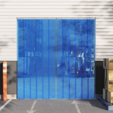 Durvju aizkars, zils, 300 mm x 2,6 mm, 25 m, pvc