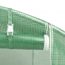 Siltumnīca ar tērauda rāmi, zaļa, 10 m², 5x2x2,3 m