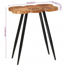 Bāra galds, 90x54x105 cm, akācijas masīvkoks