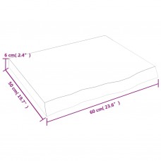 Vannasistabas letes virsma, 60x50x(2-6)cm, apstrādāts masīvkoks