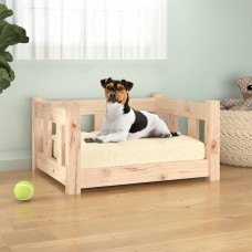 Suņu gulta, 55,5x45,5x28 cm, priedes masīvkoks