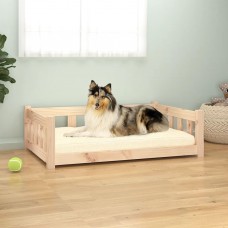 Suņu gulta, 95,5x65,5x28 cm, priedes masīvkoks