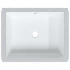 Vannasistabas izlietne, balta, 50x40,5x18,5 cm, taisnstūra