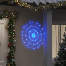Ziemassvētku dekorācijas 2 gab., 140 led, zilas, 17 cm