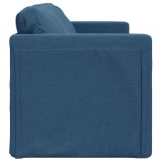 Grīdas dīvāngulta, zila, 112x174x55 cm, audums