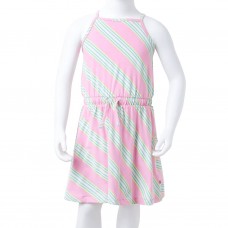 Bērnu kleita ar aukliņu, bez piedurknēm, rozā, 92