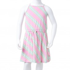 Bērnu kleita ar aukliņu, bez piedurknēm, rozā, 116