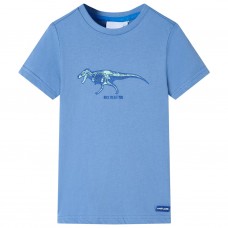 Bērnu t-krekls, vidēji zils, 104