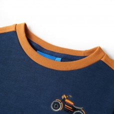 Bērnu džemperis, indigo zils, 128