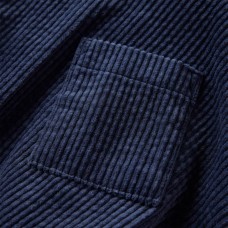 Bērnu svārki ar kabatām, tumši zili, velvets, 92