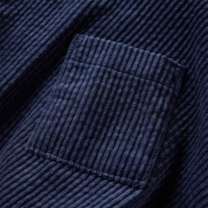 Bērnu svārki ar kabatām, tumši zili, velvets, 116