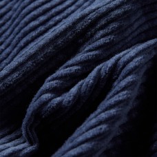 Bērnu svārki ar kabatām, tumši zili, velvets, 116