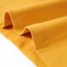 Bērnu krekls ar garām piedurknēm, dzeltenbrūns, 128