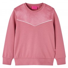 Bērnu džemperis, tekstilmozaīka, samts, aveņu krāsa, 104