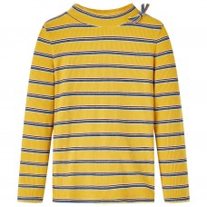 Bērnu krekls ar garām piedurknēm, dzeltenbrūns, 104