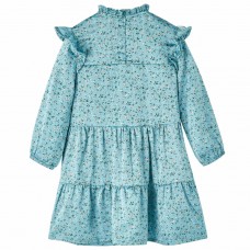 Bērnu kleita ar garām piedurknēm, zila, 116
