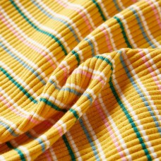 Bērnu krekls ar garām piedurknēm un augsto apkakli, dzeltenbrūns, 140
