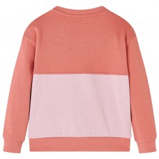 Bērnu džemperis, krāsu bloki, rozā, 104
