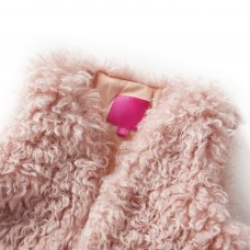 Bērnu veste, mākslīgā kažokāda, gaiši rozā, 104