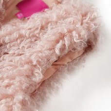 Bērnu veste, mākslīgā kažokāda, gaiši rozā, 128