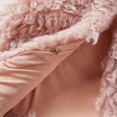 Bērnu veste, mākslīgā kažokāda, gaiši rozā, 140