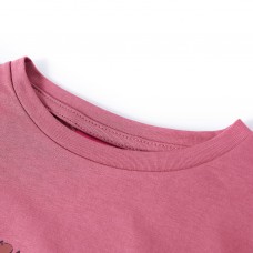 Bērnu krekls ar garām piedurknēm, aveņu krāsa, 104