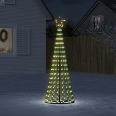 Ziemassvētku eglītes dekorācija, 275 led, silti baltas, 180 cm