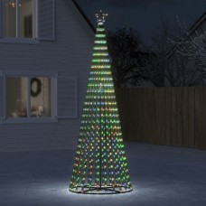 Ziemassvētku eglītes dekorācija, 688 krāsainas led, 300 cm