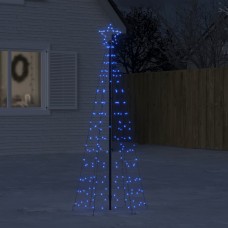 Ziemassvētku eglītes dekorācija, 220 led, zilas, 180 cm