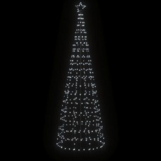 Ziemassvētku eglītes dekorācija, 570 led, vēsi baltas, 300 cm