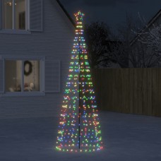 Ziemassvētku eglītes dekorācija, 570 led, krāsainas, 300 cm