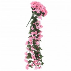 Mākslīgo ziedu vītnes, 3 gab., rozā, 85 cm